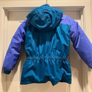 Kids Columbia teal and purple jacket size 14/16